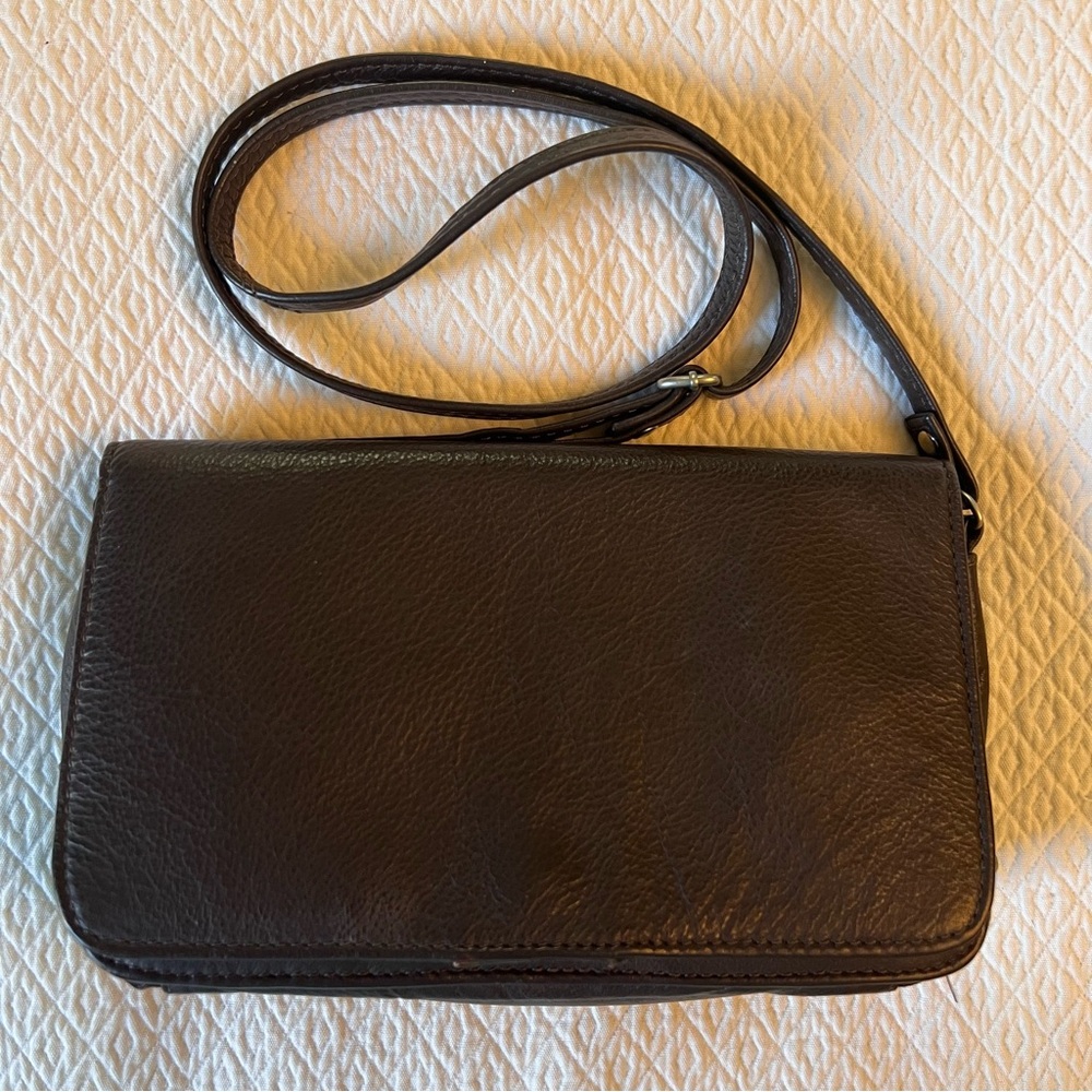 GREEN MOUNTAIN Leather Crossbody / Shoulder Bag